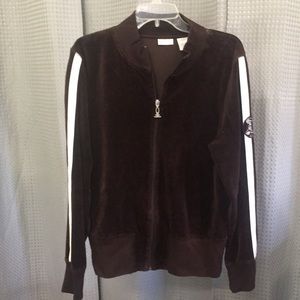 J Lo brown velvet jacket